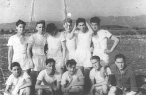 Nogometna ekipa iz Sovodenj leta 1952